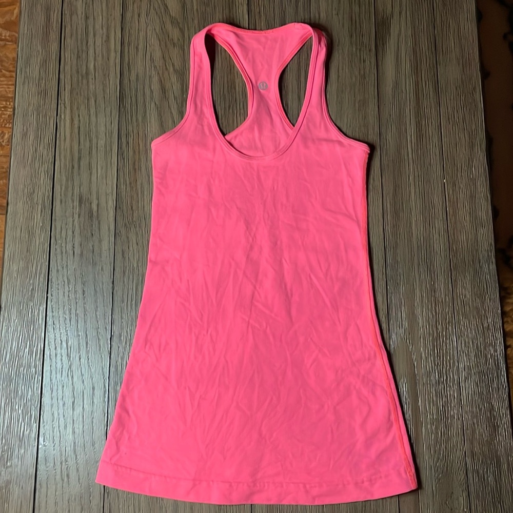 Lululemon Cool Racerback size 4 pink lemonade